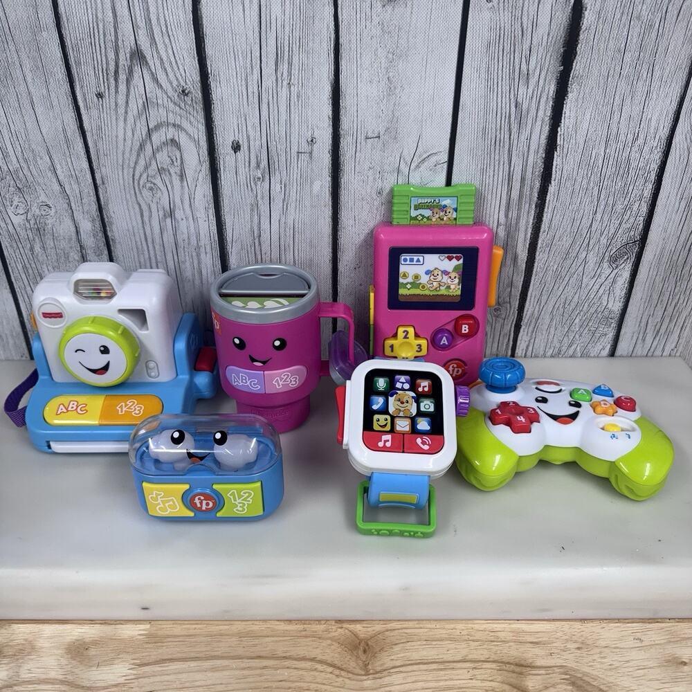 Lot Of Fisher Price Baby Toddler Development Learning Toys Camera Watch Game